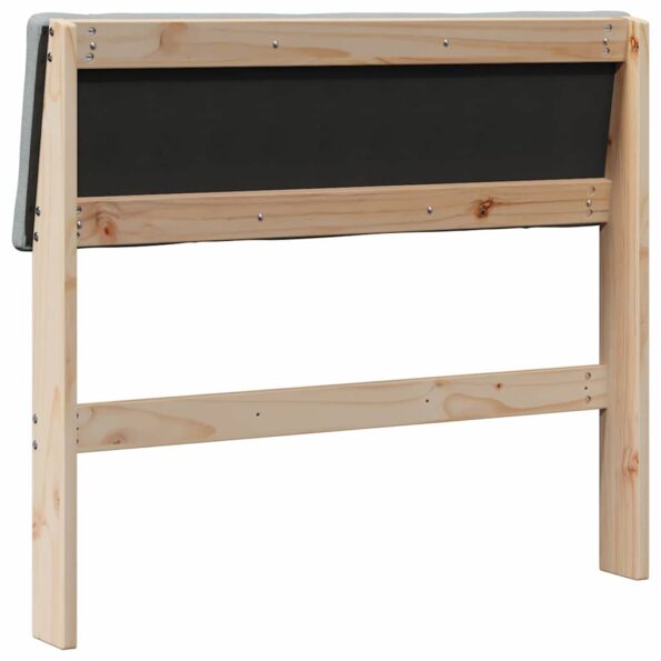 vidaXL Čalúnené čelo postele Svetlosivá 100 cm – Obrázok 6