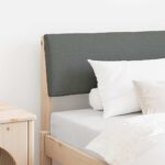 vidaXL Čalúnené čelo postele Tmavo šedá 100 cm