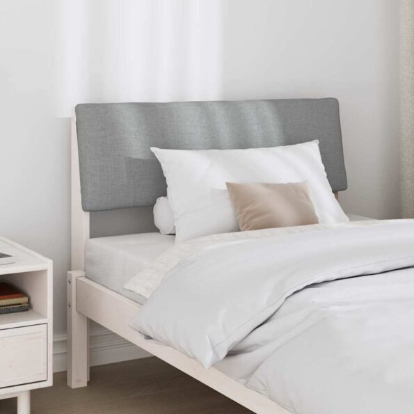 vidaXL Čalúnené čelo postele Svetlosivá 100 cm – Obrázok 3