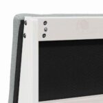 vidaXL Čalúnené čelo postele Svetlosivá 100 cm – Obrázok 8