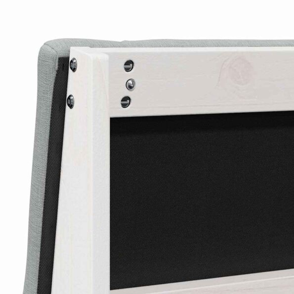 vidaXL Čalúnené čelo postele Svetlosivá 100 cm – Obrázok 8