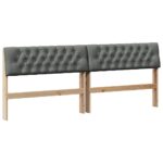 vidaXL Čalúnené čelo postele Tmavo šedá 200 cm – Obrázok 2