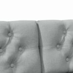 vidaXL Čalúnené čelo postele Svetlosivá 200 cm – Obrázok 7