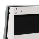 vidaXL Čalúnené čelo postele Svetlosivá 160 cm – Obrázok 8