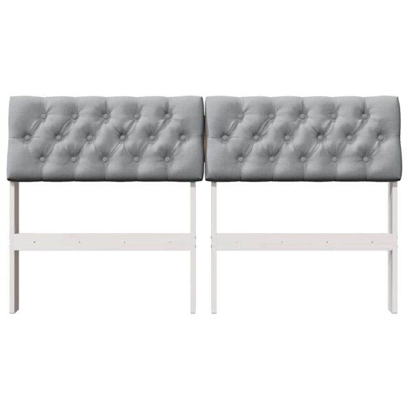 vidaXL Čalúnené čelo postele Svetlosivá 140 cm – Obrázok 4
