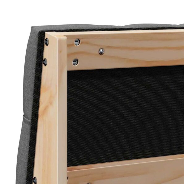 vidaXL Čalúnené čelo postele Tmavo šedá 135 cm – Obrázok 8