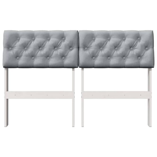 vidaXL Čalúnené čelo postele Svetlosivá 120 cm – Obrázok 4