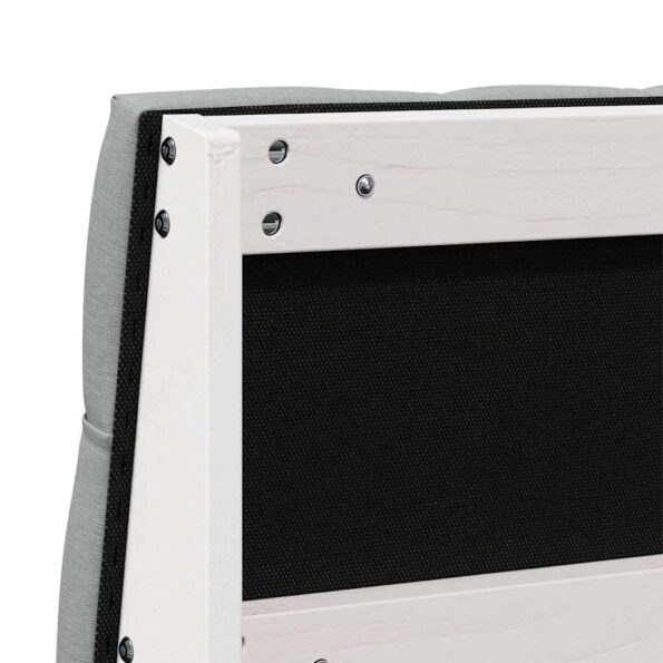 vidaXL Čalúnené čelo postele Svetlosivá 120 cm – Obrázok 8