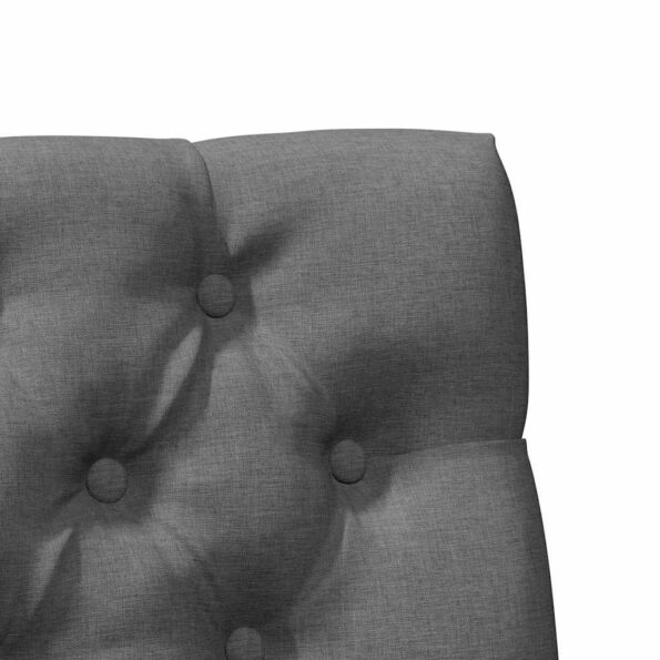 vidaXL Čalúnené čelo postele Tmavo šedá 100 cm – Obrázok 7