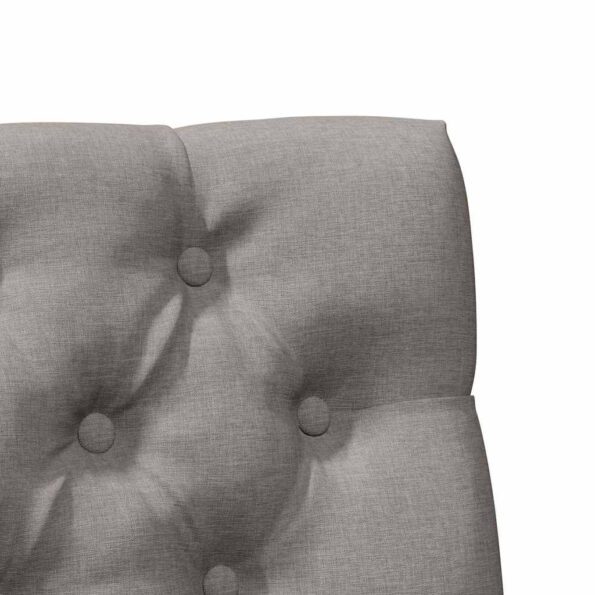 vidaXL Čalúnené čelo postele Sivohnedá 90 cm Masívne borovicové drevo – Obrázok 7