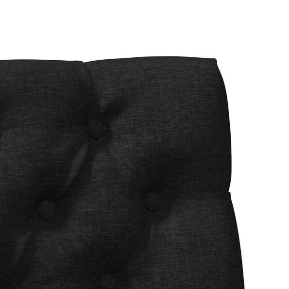 vidaXL Čalúnené čelo postele Čierna 75 cm Masívne borovicové drevo – Obrázok 7