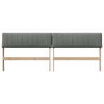 vidaXL Čalúnené čelo postele Tmavo šedá 200 cm – Obrázok 4