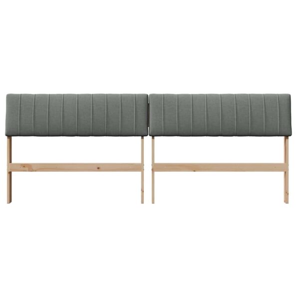 vidaXL Čalúnené čelo postele Tmavo šedá 200 cm – Obrázok 4