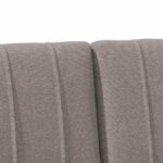 vidaXL Čalúnené čelo postele Sivohnedá 200 cm Masívne borovicové drevo – Obrázok 7