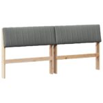 vidaXL Čalúnené čelo postele Tmavo šedá 180 cm – Obrázok 2