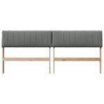 vidaXL Čalúnené čelo postele Tmavo šedá 180 cm – Obrázok 4