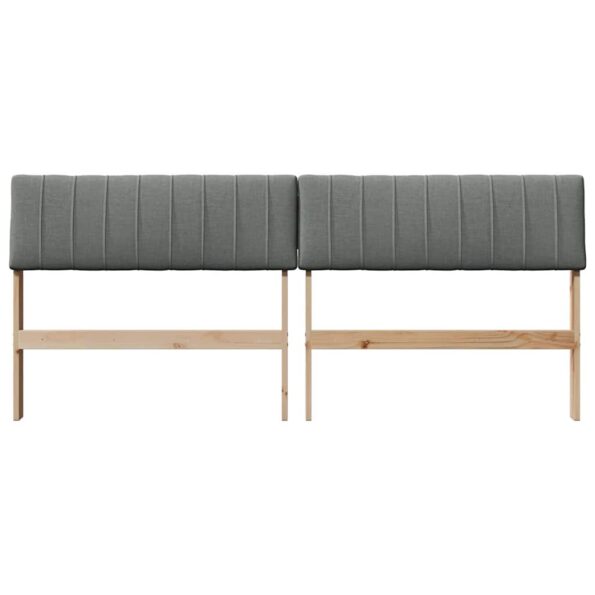 vidaXL Čalúnené čelo postele Tmavo šedá 180 cm – Obrázok 4