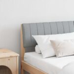 vidaXL Čalúnené čelo postele Svetlosivá 160 cm