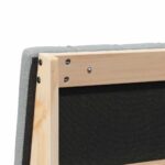 vidaXL Čalúnené čelo postele Svetlosivá 160 cm – Obrázok 8