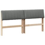 vidaXL Čalúnené čelo postele Tmavo šedá 160 cm – Obrázok 2