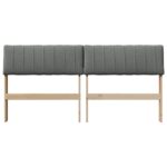 vidaXL Čalúnené čelo postele Tmavo šedá 160 cm – Obrázok 4