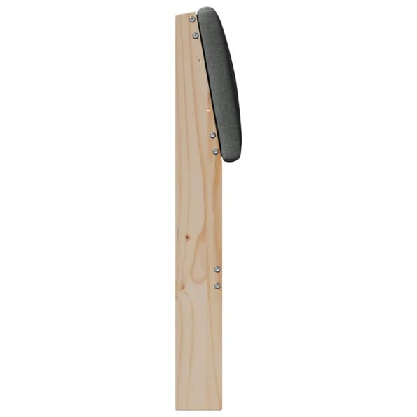 vidaXL Čalúnené čelo postele Tmavo šedá 160 cm – Obrázok 5