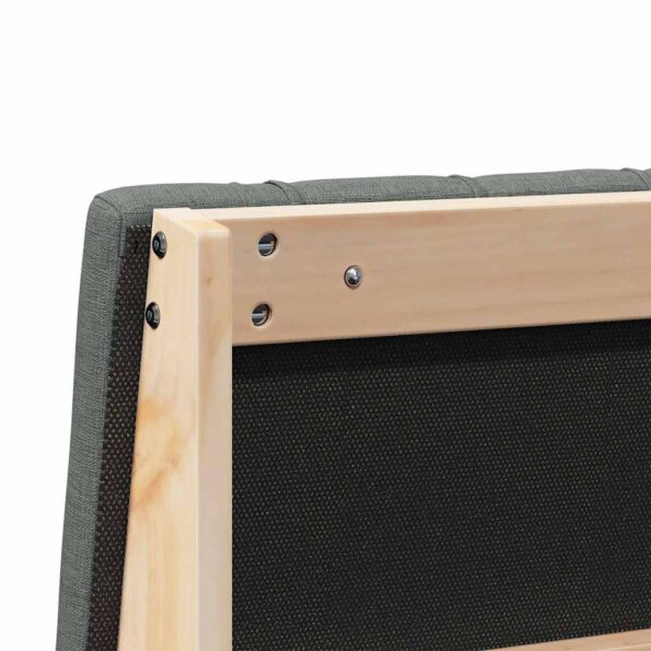 vidaXL Čalúnené čelo postele Tmavo šedá 160 cm – Obrázok 8