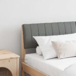 vidaXL Čalúnené čelo postele Tmavo šedá 150 cm