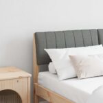 vidaXL Čalúnené čelo postele Tmavo šedá 140 cm