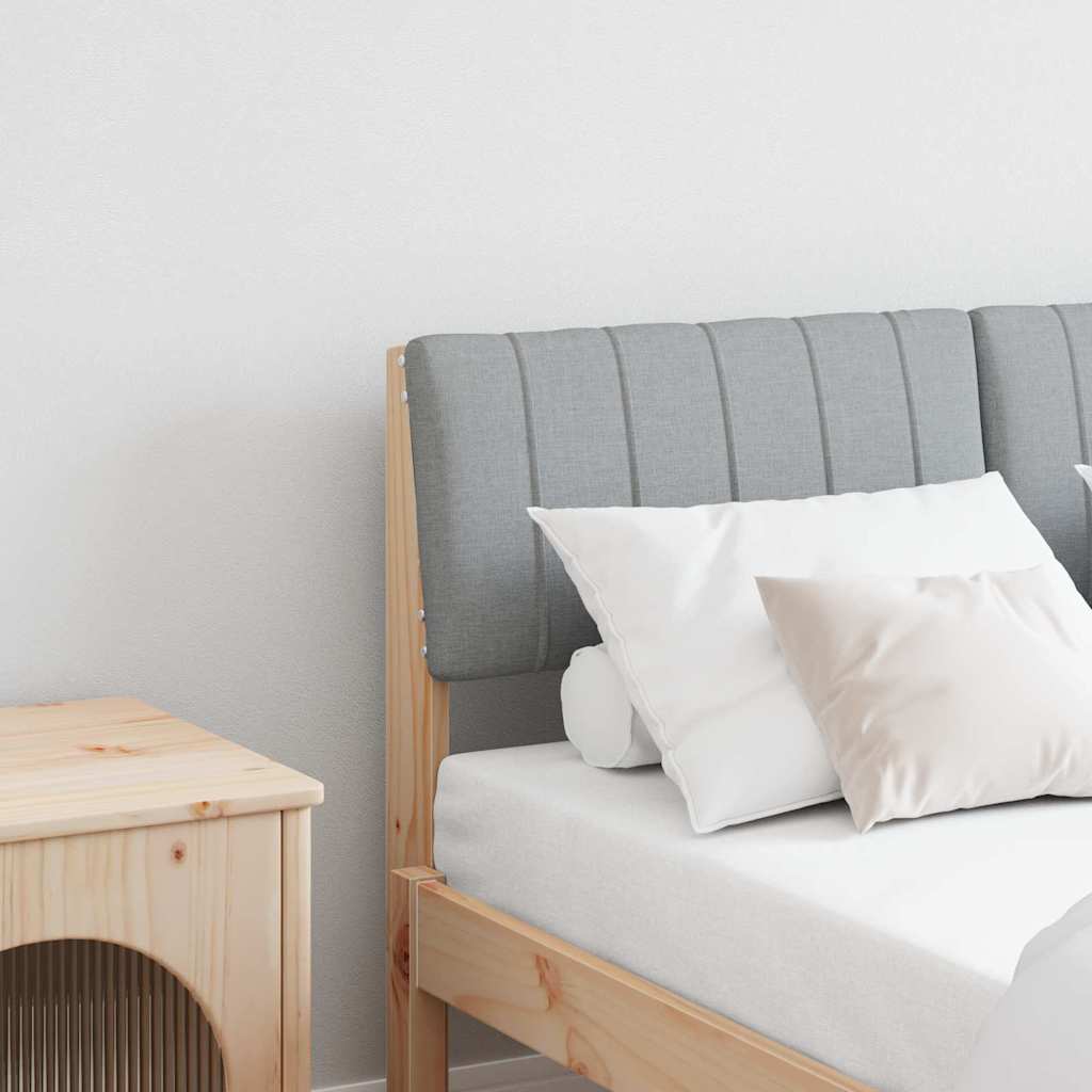 879239_1.jpg vidaXL Čalúnené čelo postele Svetlosivá 120 cm – Obrázok 1