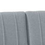 vidaXL Čalúnené čelo postele Svetlosivá 120 cm – Obrázok 7