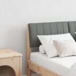 vidaXL Čalúnené čelo postele Tmavo šedá 120 cm