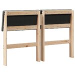 vidaXL Čalúnené čelo postele Tmavo šedá 120 cm – Obrázok 6