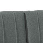 vidaXL Čalúnené čelo postele Tmavo šedá 120 cm – Obrázok 7