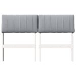 vidaXL Čalúnené čelo postele Svetlosivá 120 cm – Obrázok 4