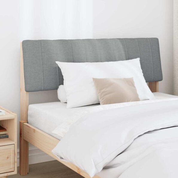 vidaXL Čalúnené čelo postele Svetlosivá 100 cm – Obrázok 3
