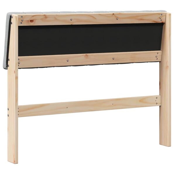 vidaXL Čalúnené čelo postele Svetlosivá 100 cm – Obrázok 6