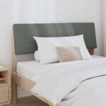 vidaXL Čalúnené čelo postele Tmavo šedá 100 cm – Obrázok 3