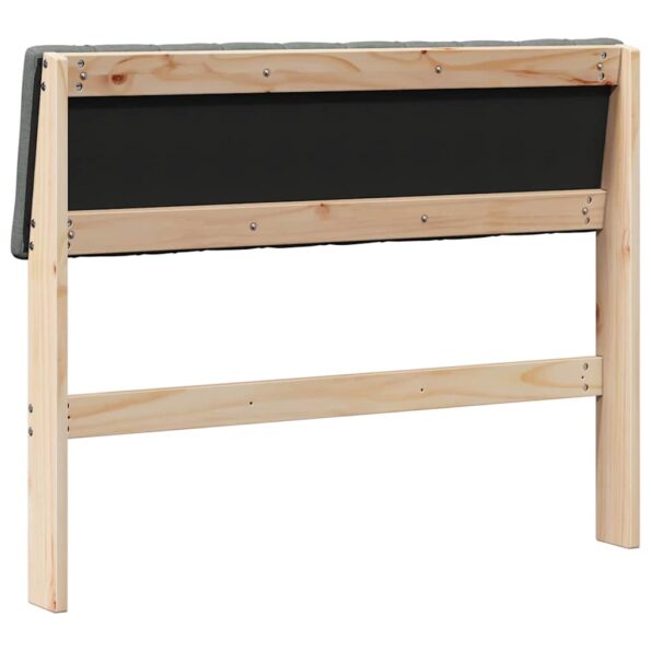 vidaXL Čalúnené čelo postele Tmavo šedá 100 cm – Obrázok 6