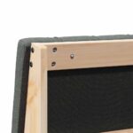 vidaXL Čalúnené čelo postele Tmavo šedá 100 cm – Obrázok 8