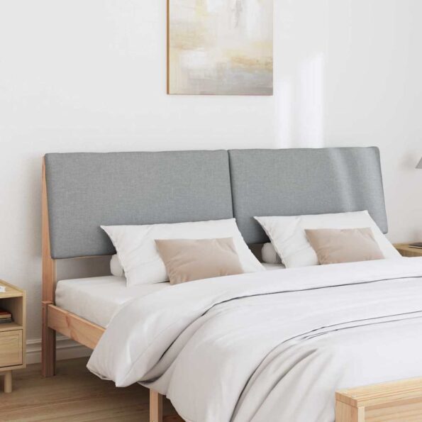 vidaXL Čalúnené čelo postele Svetlosivá 180 cm – Obrázok 3