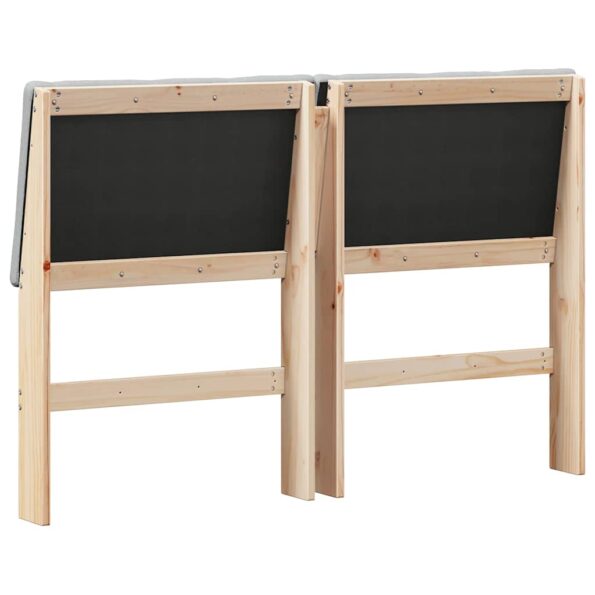 vidaXL Čalúnené čelo postele Svetlosivá 160 cm – Obrázok 6