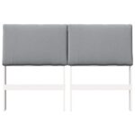 vidaXL Čalúnené čelo postele Svetlosivá 150 cm – Obrázok 4