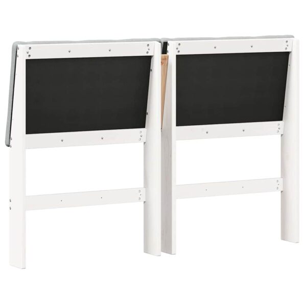 vidaXL Čalúnené čelo postele Svetlosivá 150 cm – Obrázok 6