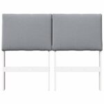 vidaXL Čalúnené čelo postele Svetlosivá 135 cm – Obrázok 4