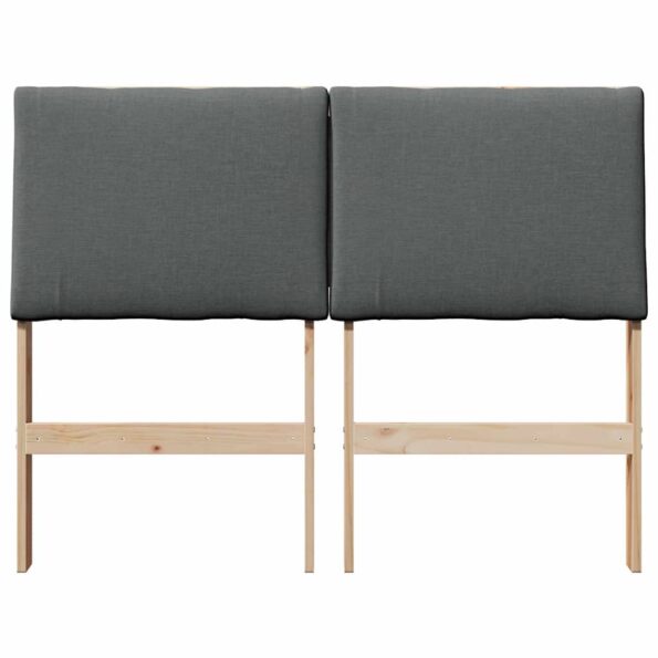 vidaXL Čalúnené čelo postele Tmavo šedá 120 cm – Obrázok 4