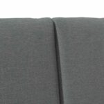 vidaXL Čalúnené čelo postele Tmavo šedá 120 cm – Obrázok 7
