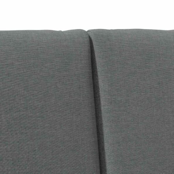 vidaXL Čalúnené čelo postele Tmavo šedá 120 cm – Obrázok 7