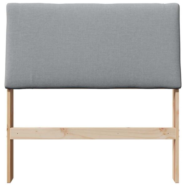 vidaXL Čalúnené čelo postele Svetlosivá 100 cm – Obrázok 4