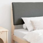 vidaXL Čalúnené čelo postele Tmavo šedá 100 cm